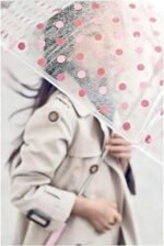 Anubhav Janni Colorful Polka Dot Pattern Umbrella for Wind and Rain Lightweight Strong Auto Open Travel Compact Folding Men Women Portable Stylish Colorful with Lightweight Design ( pack of 1 ) - Image 9