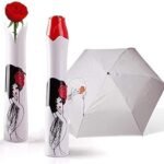Anubhav Janni Rose umbrella lightweight waterproof protection folding creative flower case3 fold with Auto Open and Close Umbrella Large Umberalla for Man And Women Flower ( pack of 1 ) - Image 2