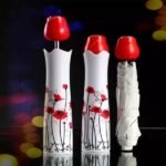 Anubhav Janni Rose umbrella lightweight waterproof protection folding creative flower case3 fold with Auto Open and Close Umbrella Large Umberalla for Man And Women Flower ( pack of 1 ) - Image 5