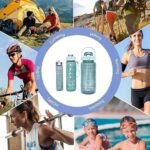 Anubhav Janni Transparent Bottle Water With Motivational Time Marker Leakproof Durable Sipper bottle For Office School Gym Plastic Of With For Office Gym Markers Bottles Fitness (Set Of 3) - Image 8