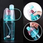 Anubhav Janni Spray Water Bottle Polypropylene Drink Mist With Straw Sports Sipper For Gym Cycling Outdoor Function BPA Free Leakproof Dishwasher Safe Gym Drinking (Pack Of 1 Pcs) - Image 6