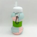 Anubhav Janni Silicone Foldable Sports Water Bottle Portable Collapsible For Outdoor And Home Use Leakproof Travel Bottle Hot Cold Unbreakable Gym Bottle Food Grade Gym School (Pack Of 1 Pcs) - Image 4