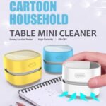 Anubhav Janni Desktop Vacuum Cleaner Battery Operated Cleaner Mini Table dust Sweeper Energy Saving Cleaning Hairs Crumbs Computer Keyboard Gifts Kids Keyboard Home School Office (Pack Of 1 Pcs) - Image 4