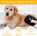 Anubhav Janni Pet Hair Removal Gloves Glove For Cats Dogs Newly Upgraded Five-Finger Electrostatic Gloves Reusable Remover Tool Clothing Couch Carpet Cat Grooming Remover (Pack Of 1 Pcs) - Image 4