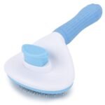 Anubhav Janni Pet Self Cleaning Brush Slicker Brush Grooming Shedding Dogs and Cats Easy to Remove Loose Undercoat Massaging Tool Suitable Pets with Long or Short Hair Slicker (Pack Of 1 Pcs)