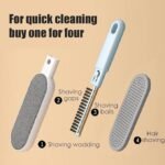 Anubhav Janni 4 In 1 Pet Hair Remover Brush Pet Hair Remover Lint Brush with Self Cleaning Base In Sided Self Cleaning Base Reusable for Clothes Double Sided Fur Cleaner Dog Cat (Pack Of 1 Pcs) - Image 2