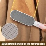 Anubhav Janni 4 In 1 Pet Hair Remover Brush Pet Hair Remover Lint Brush with Self Cleaning Base In Sided Self Cleaning Base Reusable for Clothes Double Sided Fur Cleaner Dog Cat (Pack Of 1 Pcs) - Image 4