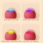 Anubhav Janni Automatic Cat Teaser Ball Smart Interactive Rolling Dog Toy Electric Motion Pet with LED Lights USB Rechargeable Exercise For Small Medium Dogs Rope Moving Balls (Pack Of 1 Pcs) - Image 4