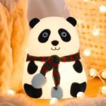 Anubhav Janni Panda Night Lamp Light For Kids Cute Baby Girl Squishy Nursery Nightlight Room Decor Gifts Boys Girls Rechargeable Silicone Kids Gift Toddlers Teens Valentines Day (Pack Of 1 Pcs) - Image 3