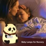 Anubhav Janni Panda Night Lamp Light For Kids Cute Baby Girl Squishy Nursery Nightlight Room Decor Gifts Boys Girls Rechargeable Silicone Kids Gift Toddlers Teens Valentines Day (Pack Of 1 Pcs) - Image 8