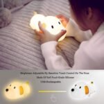 Anubhav Janni Puppy Night Lamp Cute Dog Lights Auto Dusk To Dawn Light Sensor Plug In Wall Safety Lighting Bedroom Bathroom Stairs Corridor Kitchen Silicone Touch lamp Light (Pack Of 1 Pcs) - Image 7