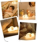 Anubhav Janni Puppy Night Lamp Cute Dog Lights Auto Dusk To Dawn Light Sensor Plug In Wall Safety Lighting Bedroom Bathroom Stairs Corridor Kitchen Silicone Touch lamp Light (Pack Of 1 Pcs) - Image 8