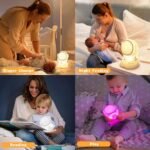 Anubhav Janni Astronut Silicone Night Light USB Rechargeable Cute Gifts Astronaut Nursery Light Soft Silicon Office Desk Study Table Decorative Bedside Kids Room Touch Girls Boys (Pack Of 1 Pcs) - Image 8