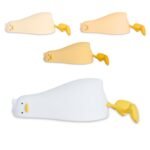 Anubhav Janni Sleeping Duck Night Lamp With Tap Control  Adjustable Brightness Soft Silicone LED Light USB Rechargeable Portable Bedside For Kids Room Bedroom Touch Gesture (Pack Of 1 Pcs)
