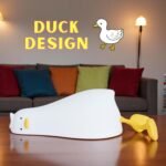 Anubhav Janni Sleeping Duck Night Lamp With Tap Control Adjustable Brightness Soft Silicone LED Light USB Rechargeable Portable Bedside For Kids Room Bedroom Touch Gesture (Pack Of 1 Pcs) - Image 2