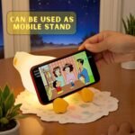 Anubhav Janni Sleeping Duck Night Lamp With Tap Control Adjustable Brightness Soft Silicone LED Light USB Rechargeable Portable Bedside For Kids Room Bedroom Touch Gesture (Pack Of 1 Pcs) - Image 4
