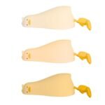 Anubhav Janni Sleeping Duck Night Lamp With Tap Control Adjustable Brightness Soft Silicone LED Light USB Rechargeable Portable Bedside For Kids Room Bedroom Touch Gesture (Pack Of 1 Pcs) - Image 7