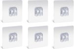 Anubhav Janni V Shape Heavy-Duty Adhesive Wall Hooks Wall-Mounted Super Strong PVC Hook Multi-Surface for Hanging Bathroom Self Corner Shelves Without Drilling Heavy ( pack of 20 ) - Image 8