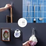 Anubhav Janni Frame Hook Sticker Self Adhesive Hooks for Secure Wall Hanging Versatile Nail Photo Frames Clocks and More Transparent Heavy-Duty No-Drill Solution Heavy Items ( pack of 20 ) - Image 6