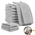 Anubhav Janni Scrubbing Pad Wire - Stainless Steel Scrubber Non-Scratch Dishcloth Multifunctional Dishwashing Sponge Easy Reusable Cleaning Supplies for Kitchen Sinks Pots ( pack of 20 )