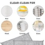 Anubhav Janni Scrubbing Pad Wire - Stainless Steel Scrubber Non-Scratch Dishcloth Multifunctional Dishwashing Sponge Easy Reusable Cleaning Supplies for Kitchen Sinks Pots ( pack of 20 ) - Image 5