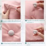 Anubhav Janni Curtain Needle Multi colours Cotton Blanket Spring Clips Bedsheet Small Cotton for Multi-Functional Bedding Accessories Needles Clips and Duvet Cover Fasteners (Pack of 10pcs) - Image 2