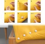 Anubhav Janni Curtain Needle Multi colours Cotton Blanket Spring Clips Bedsheet Small Cotton for Multi-Functional Bedding Accessories Needles Clips and Duvet Cover Fasteners (Pack of 10pcs) - Image 6