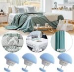 Anubhav Janni Curtain Needle Multi colours Cotton Blanket Spring Clips Bedsheet Small Cotton for Multi-Functional Bedding Accessories Needles Clips and Duvet Cover Fasteners (Pack of 10pcs) - Image 9