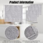 Anubhav Janni Double Layer Multipurpose Scrubbing Steel Wire Dishwashing Cloths Scrub Pad Stainless Scrubber Anti-Scratch for Cleaning Dishes Sinks Pots Pans Replace Kitchen ( pack of 10 ) - Image 8