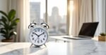 Anubhav Janni Alarm Clock Silver Classic Twin Bell Analog Retro Metal Table With Night Light Loud Ringer Ideal For Bedroom Office Living Room LED Bedside Alarm Students Bedroom (Pack Of 1 Pcs) - Image 6