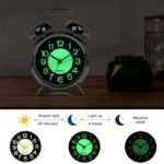 Anubhav Janni Alarm Clock Radium Vintage For Student Heavy Sleepers Super Loud  Luminous Students Bedroom Office Sleepers Night Light Silent Hands High Volume Analog Bedroom (Pack Of 1 Pcs) - Image 2