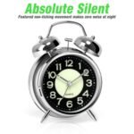 Anubhav Janni Alarm Clock Radium Vintage For Student Heavy Sleepers Super Loud  Luminous Students Bedroom Office Sleepers Night Light Silent Hands High Volume Analog Bedroom (Pack Of 1 Pcs) - Image 4