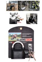 Anubhav Janni Alarm Lock Security Motion Sensor Siren Alert Heavy Duty Anti Theft Padlock With Weather Resistant Heavy Body For Bikes Gates Doors Sheds Home Office Bikes Lock (Pack Of 1 Pcs) - Image 4
