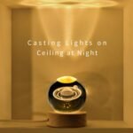 Anubhav Janni Galaxy Ball Saturn 3D Crystal LED Stand Glass Sphere Decorative Balls Lamp Space Planet Model Night Light Gifts Home Decor Office Birthday Gift Bedroom Night (Pack Of 1 Pcs) - Image 5