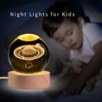 Anubhav Janni Galaxy Ball Saturn 3D Crystal LED Stand Glass Sphere Decorative Balls Lamp Space Planet Model Night Light Gifts Home Decor Office Birthday Gift Bedroom Night (Pack Of 1 Pcs) - Image 6
