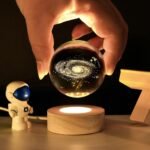 Anubhav Janni Galaxy Ball Galaxy 3D Crystal LED Stand Glass Sphere Decorative Balls Milky Way Space Globe Lamp Night Light Gifts Boy Office Decoration Bedroom (Pack Of 1 Pcs) - Image 4