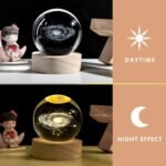 Anubhav Janni Galaxy Ball Galaxy 3D Crystal LED Stand Glass Sphere Decorative Balls Milky Way Space Globe Lamp Night Light Gifts Boy Office Decoration Bedroom (Pack Of 1 Pcs) - Image 5