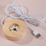 Anubhav Janni Galaxy Ball Solar System ( Sun ) 3D Crystal Night Lamp Glass Warm White LED Bedroom Gift Light Home Office Bedroom Light USB Powered Perfect Lamp Solar (Pack Of 1 Pcs) - Image 4