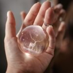 Anubhav Janni  Galaxy Ball Deer 3D Forest Crystal Night Light Kids Glass Lamp Wooden Base Fantasy Decoration Nightlight Bedroom Balls Lamps Ball Light Bedroom Home Office (Pack Of 1 Pcs) - Image 7