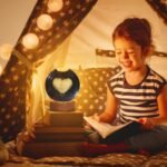 Anubhav Janni Galaxy Ball Heart Desing 3D Crystal Night Light With Wooden Base USB Dimmable LED Glass Lamp Design Bedroom Kids Room Living Room Office Best Decor Office Bedroom (Pack Of 1 Pcs) - Image 5
