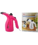 Anubhav Janni Rz Garment Steamer Handheld Facial Steamer Portable Fabric Steamer Dual Power Travel Iron Facial Professional And Pink Design Multi Purpose Clothes Face New Home (Pack Of 1 Pcs)