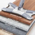 Anubhav Janni X Mop Shape Microfiber Floor Cleaning Dust Mop Self Wringing Ceramic Wood Cleaner Mop Dry Wet Hands Free Manual Extrusion Household Cleaning Tool Tile Home (Pack Of 1 Pcs) - Image 3