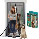 Anubhav Janni Magic Mesh Curtain Door Magnetic Hands Free Fly Mosquito Bug Insect Screen Hot Heavy Duty Full Frame Fits Size Net Loop Auto Closing Nets Curtain Reinforced Loop (Pack Of 1 Pcs) - Image 5