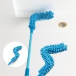 Anubhav Janni Blue Fan Mop Foldable Microfiber Cleaning Duster Steel Body Flexible for Quick Easy of Home Kitchen Car Ceiling Dusting Office Brush with Long Rod Expandable (pack 1) - Image 7