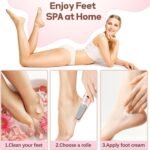 Anubhav Janni Pink Pedi Stalwart Callus Remover For Feet Dead Skin Pedicure Tools Callus Remover Hard Dead Skin Electric Foot Rechargeable Pedicure Tool Flawless Electronic (Pack Of 1 Pcs) - Image 4