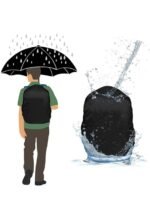 Anubhav Janni Bag Cover Waterproof Rain for Backpack Bags Rainproof Dust Proof Protector Elastic Adjustable Trekking Laptop School Cover Protection School Travel Coated Tail (Pack Of 1 Pcs) - Image 4