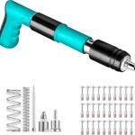 Anubhav Janni Nail Gun Spring Manual Steel Tool Mini Fixation Portable Shooting Machine Wall Fixing Household Woodworking Speed Adjustable Gun Fastening Power Tool Machine (Pack Of 1 Pcs)