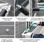 Anubhav Janni Nail Gun Spring Manual Steel Tool Mini Fixation Portable Shooting Machine Wall Fixing Household Woodworking Speed Adjustable Gun Fastening Power Tool Machine (Pack Of 1 Pcs) - Image 6