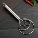 Anubhav Janni Mixing Tool Stainless Steel Dutch Dough Hand Mixer Artisan Blender For Bread Pastry Pizza Cake Flour Mixing Whisking Kneading Durable Time Saving Kitchen Home (Pack Of 2 Pcs) - Image 7
