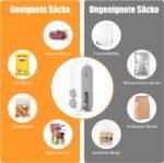 Anubhav Janni Mini Sealing Machine Portable For Food Packets Handheld Sealer Snacks Chips Plastic Bags Cutter With Magnetic Strip Refrigerator Storage Freshness Preserver (Pack Of 1 Pcs) - Image 6